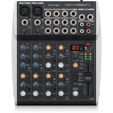 Behringer Xenyx 1002SFX 10-channel Analog Streaming Mixer