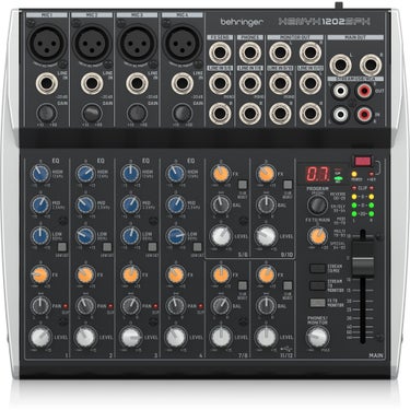 Behringer Xenyx 1202SFX 12-channel Analog Streaming Mixer