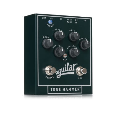 Aguilar Tone Hammer Bass Preamp and Direct Box Bass Effects Pedal