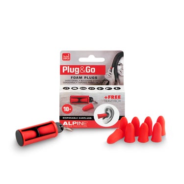 Alpine Plug And Go - Foam Ear Plugs - 5 Pack