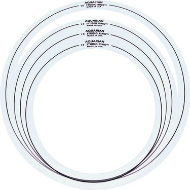 Aquarian DAASRSET1 Tom Tom Dampener Ring Set 12-inch 13-inch 14-inch 16-inch