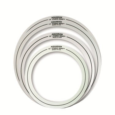 Aquarian DAASRSET10 Tom Tom Dampener Set 10-inch 12-inch 14-inch 14-inch