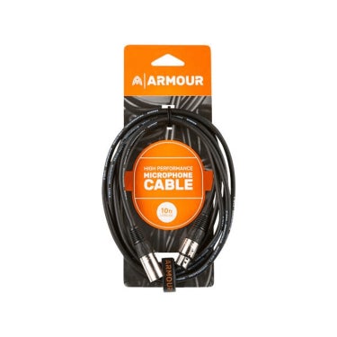Armour CCP10 10ft Microphone Cable, XLR Male to XLR Female