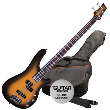 Ashton AB4 TSB 4 String Electric Bass Guitar with bag, Tobacco Sunburst