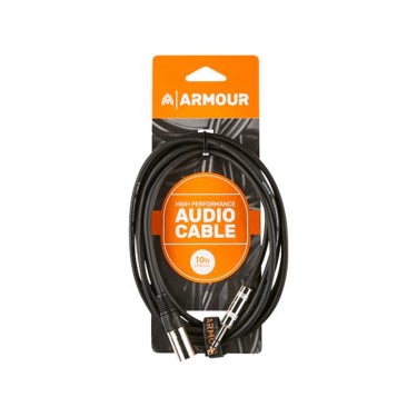 Ashton CJPM10 Microphone Cable 10ft, TRS to XLR Male
