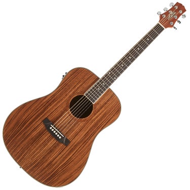 Ashton D26EQ ACA Dreadnought Acoustic Electric Steel String Guitar in Natural