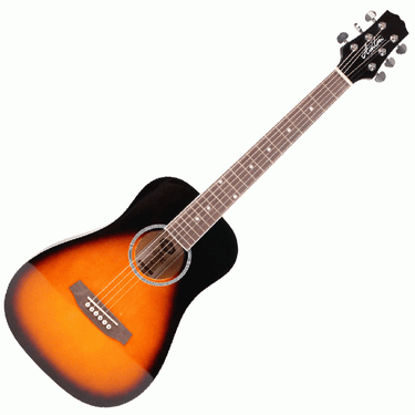 Ashton MINI20 3/4 Size Acoustic Guitar - Tobacco Sunburst