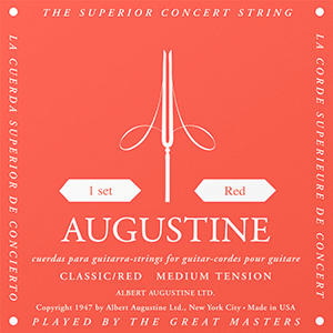 Augustine STARED Red Label Medium Tension Classical Guitar Strings