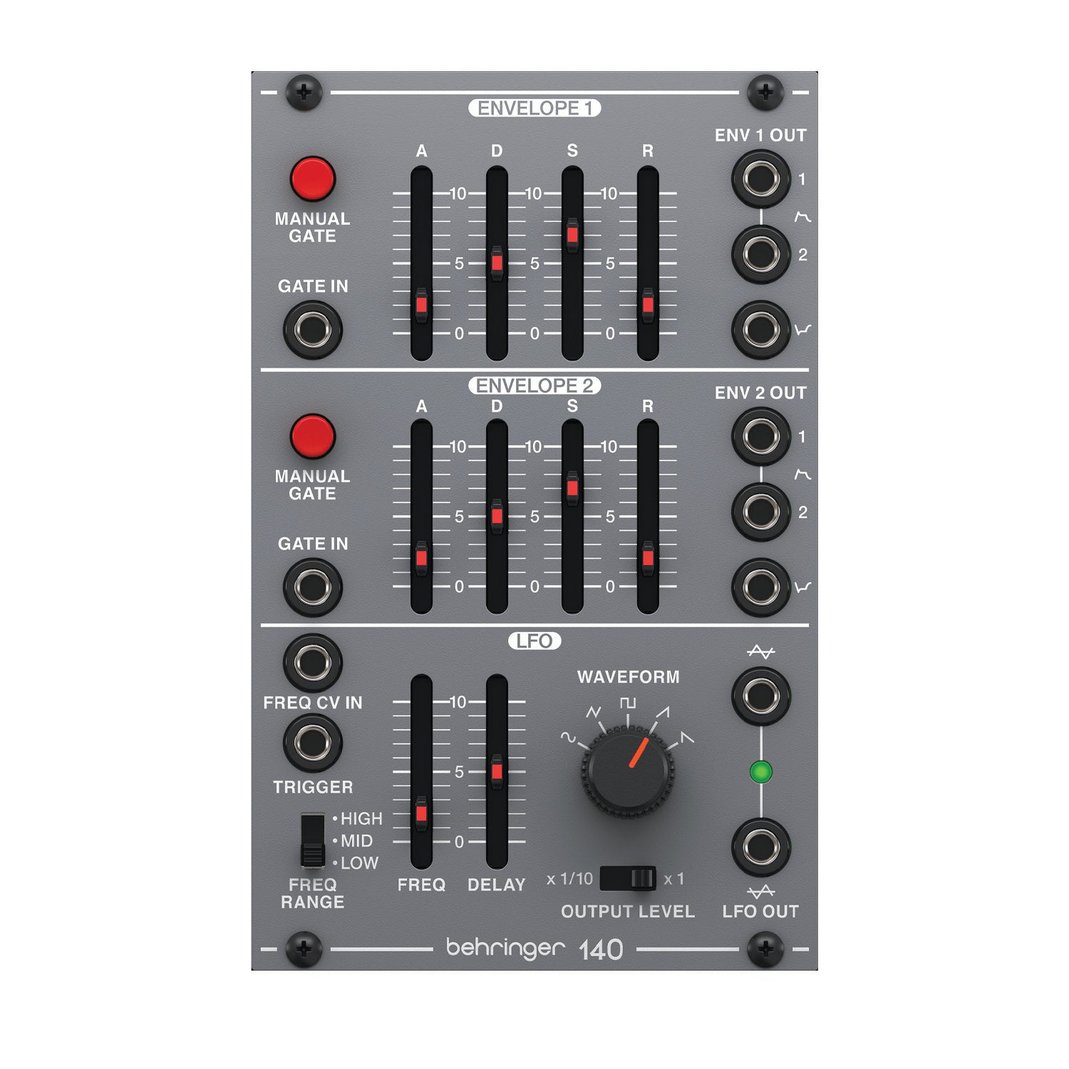 Behringer 100 Series 121 Dual VCF Eurorack Module | Music Works