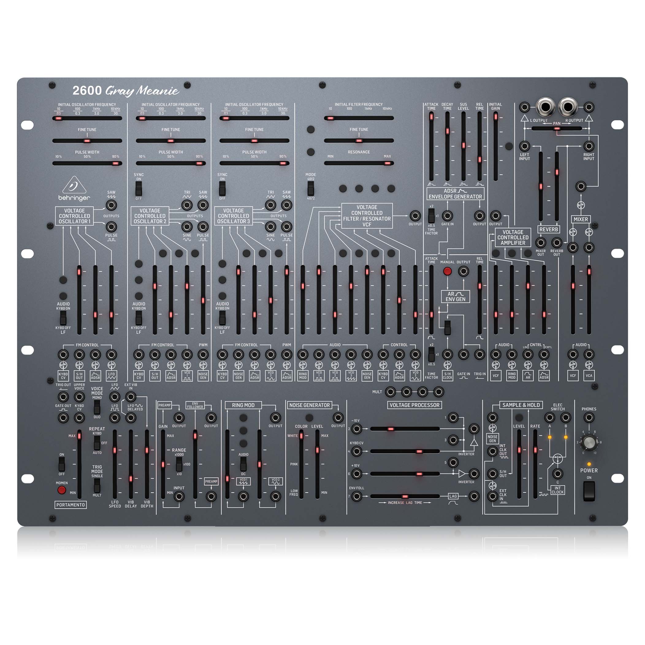 GREY MEAN レコード 2作品 Behringer 2600 Gray Meanie Limited-Edition Analog Semi-modular