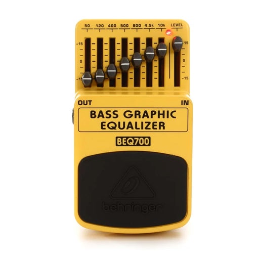 Behringer Beq700 Bass 7 Band Graphic Equalizer Bass Effects Pedal
