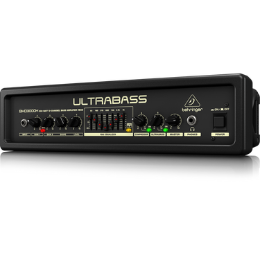 Behringer BXD3000H Bass Guitar Head Amplifier 2-Ch 300w