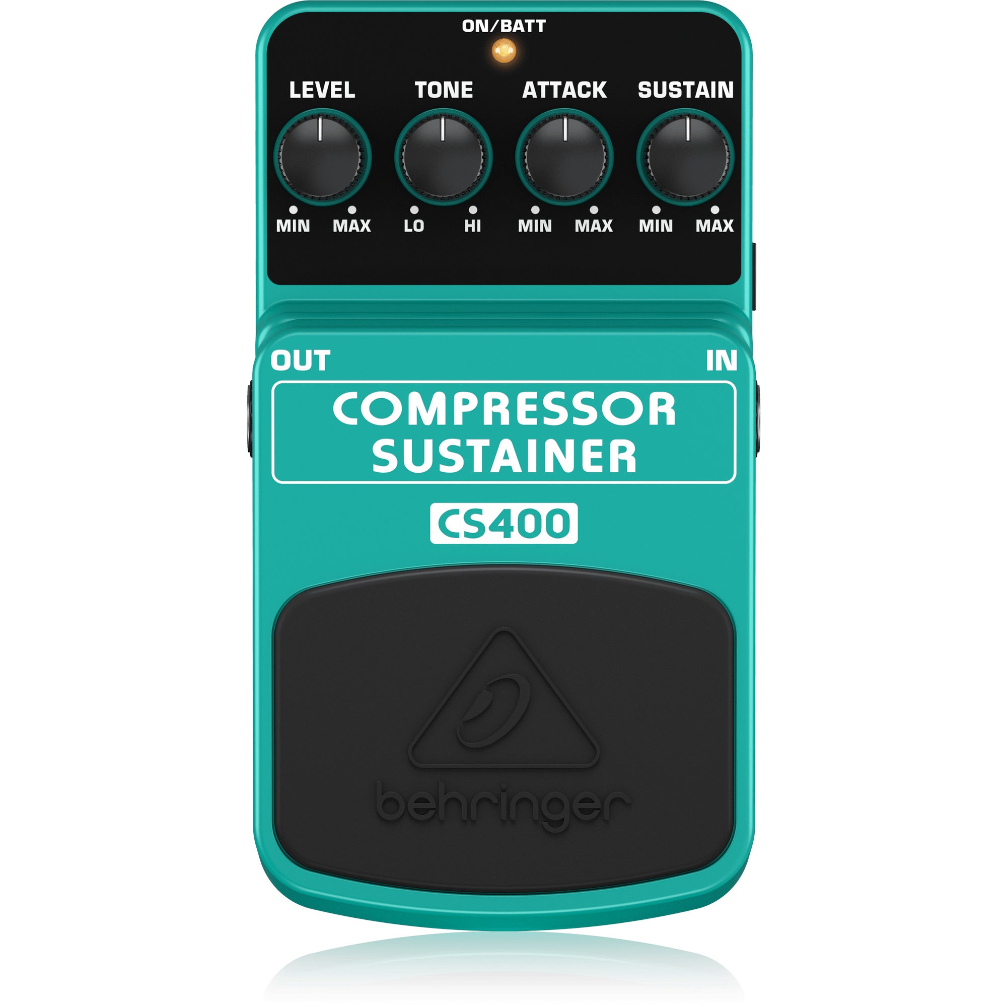 Behringer CS400 Guitar Effects Pedal Ultimate Dynamics Compressor Sustainer Sustain