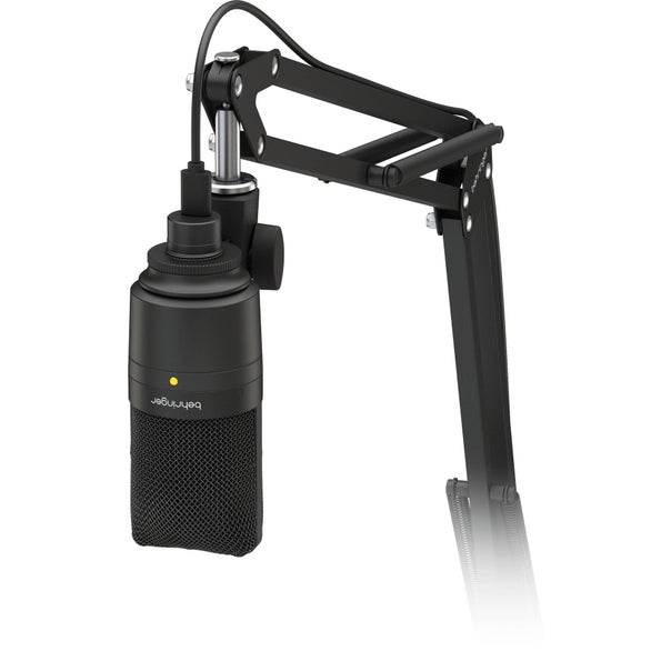 Behringer D3 PODCAST BUNDLE Professional USB Podcast Microphone with Boom Arm & Pop Filter