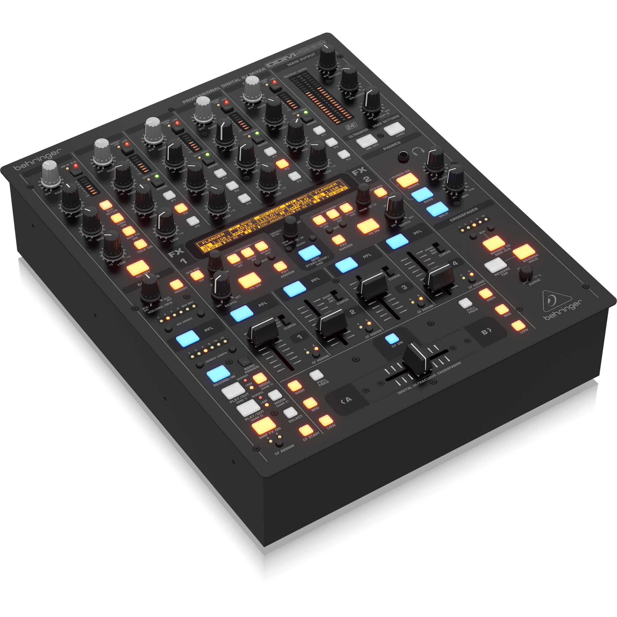 Behringer DDM4000 5-channel Digital DJ Mixer | Music Works