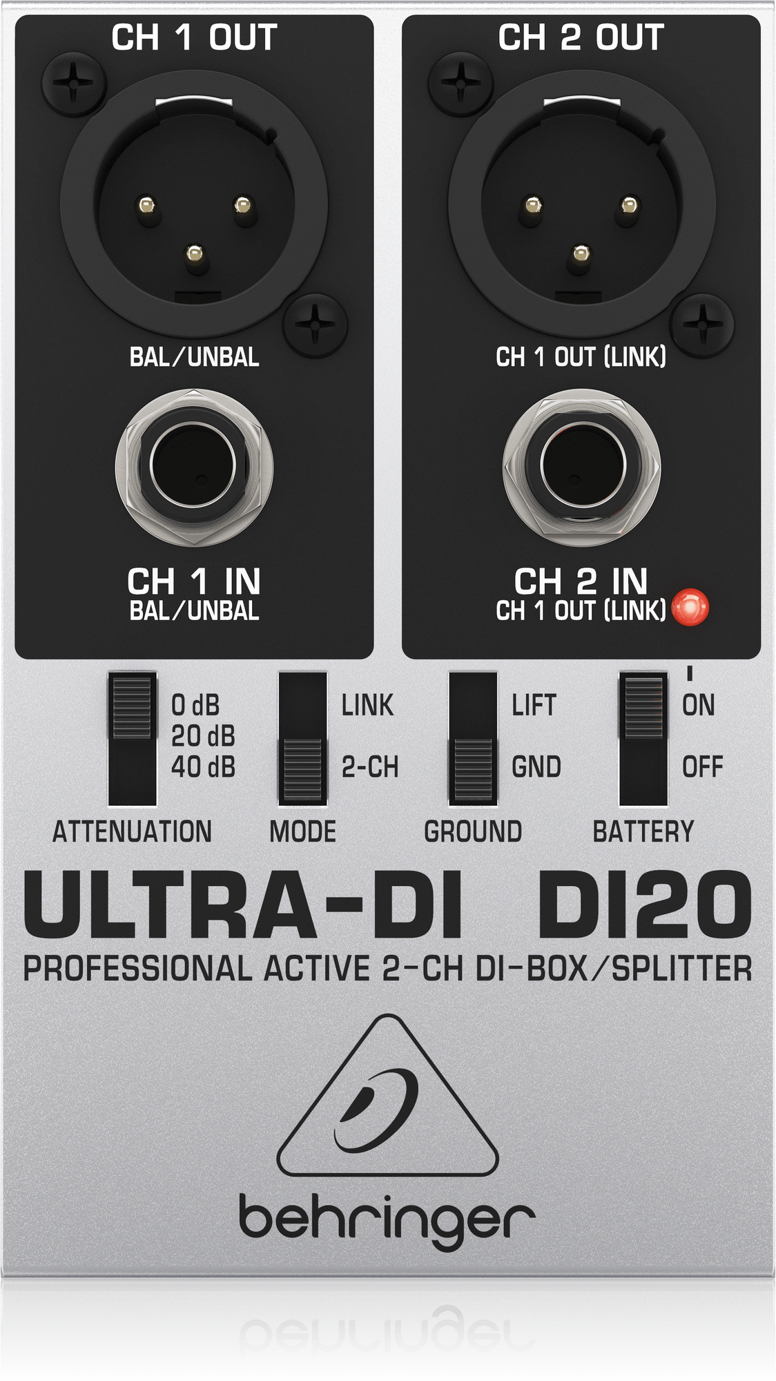 Behringer Ultra-DI DI20 2-channel Active Direct Box / Splitter