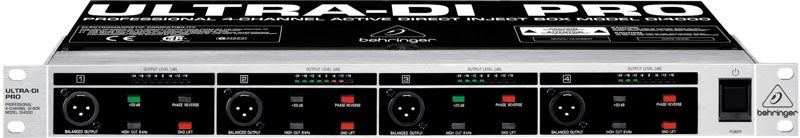 【動作品】BEHRINGER DI4000 4ch DIボックス 業務用 ラック 動作品】BEHRINGER DI4000 4ch DIボックス 業務用 ラック ベリンガー