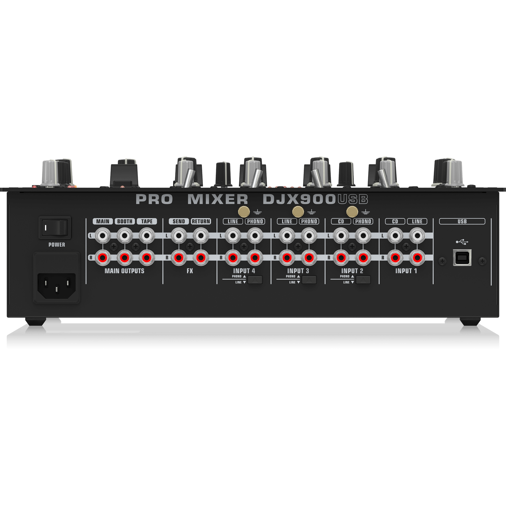 Behringer Pro Mixer DJX900USB 4-channel DJ Mixer | Music Works