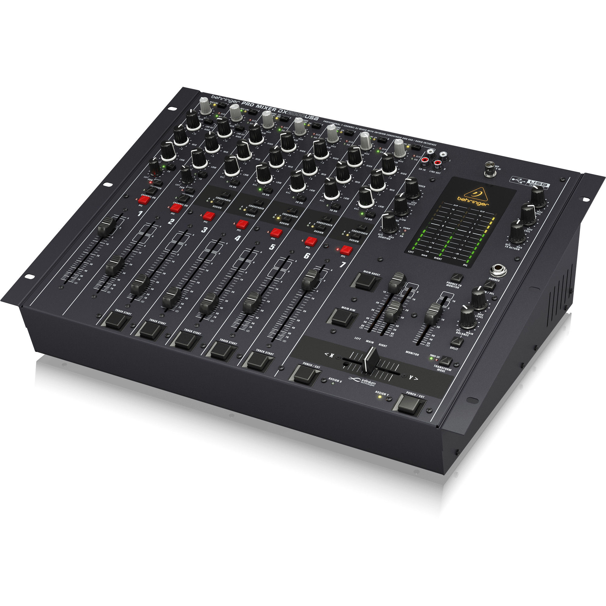 Behringer Pro Mixer DX2000USB 7-channel DJ Mixer