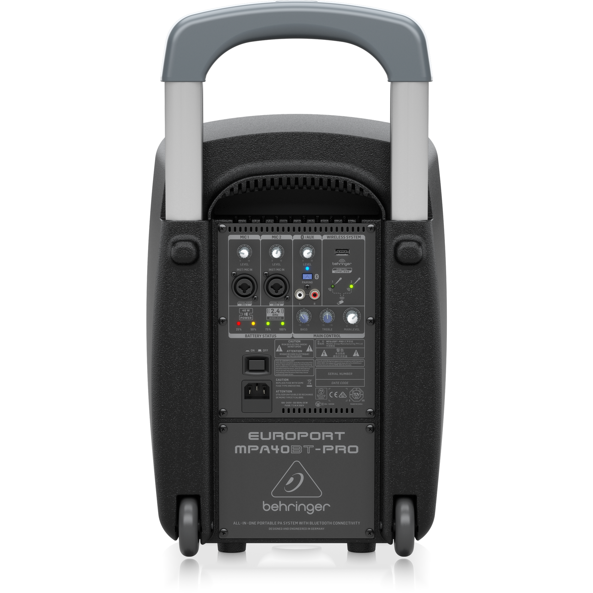 Behringer Europort MPA40-BT Battery-powered Portable PA 40W