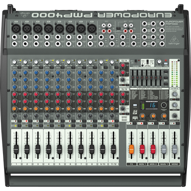 Behringer Europower PMP4000 16 Channel 1600W Powered Mixer
