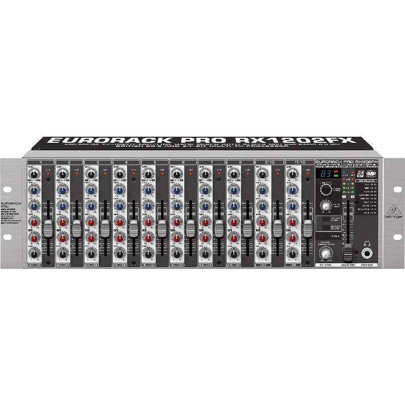 Behringer Eurorack Pro RX1202FX Rackmount Mixer 12-In w/Effects