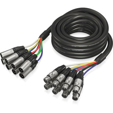 Behringer GMX-500 8-channel XLR Female to XLR Male Loom or Multicore Snake Cable - 16.4 foot