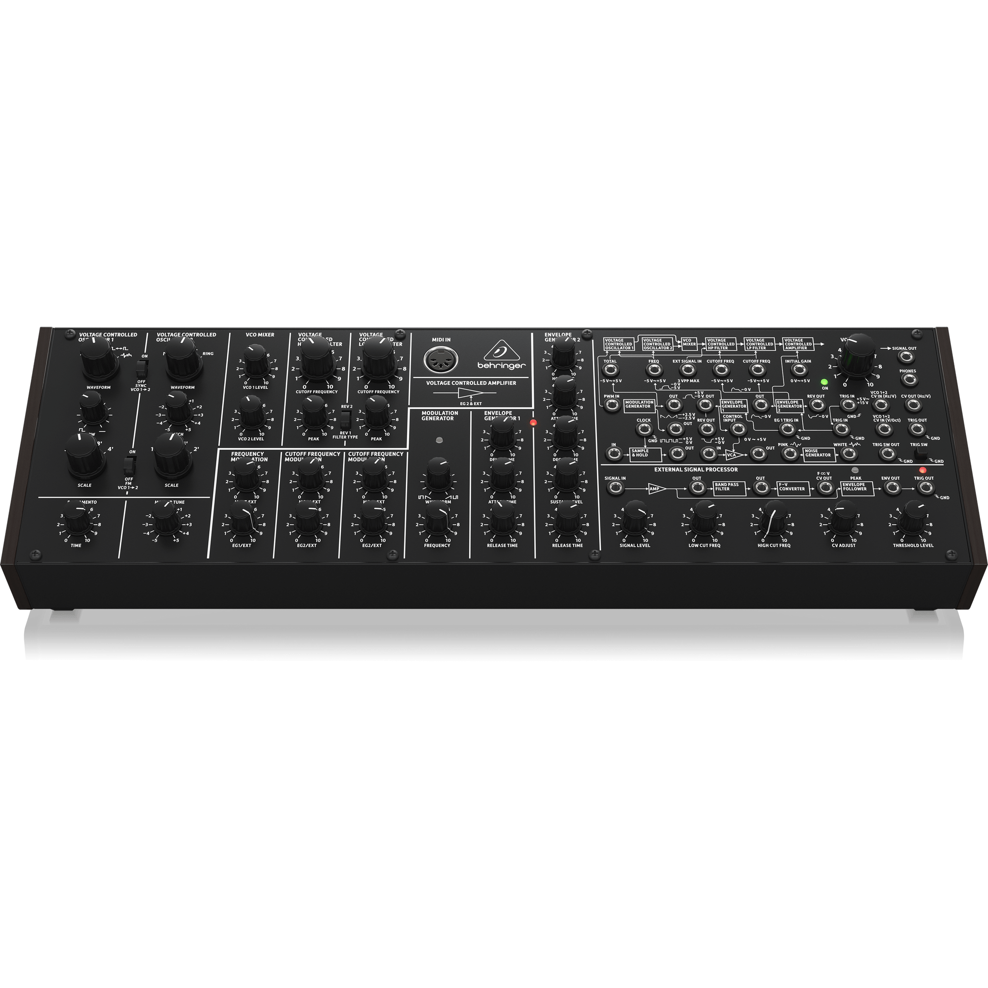 Behringer K2 MKII Analog/Semi-Modular Synthesizer | Music Works