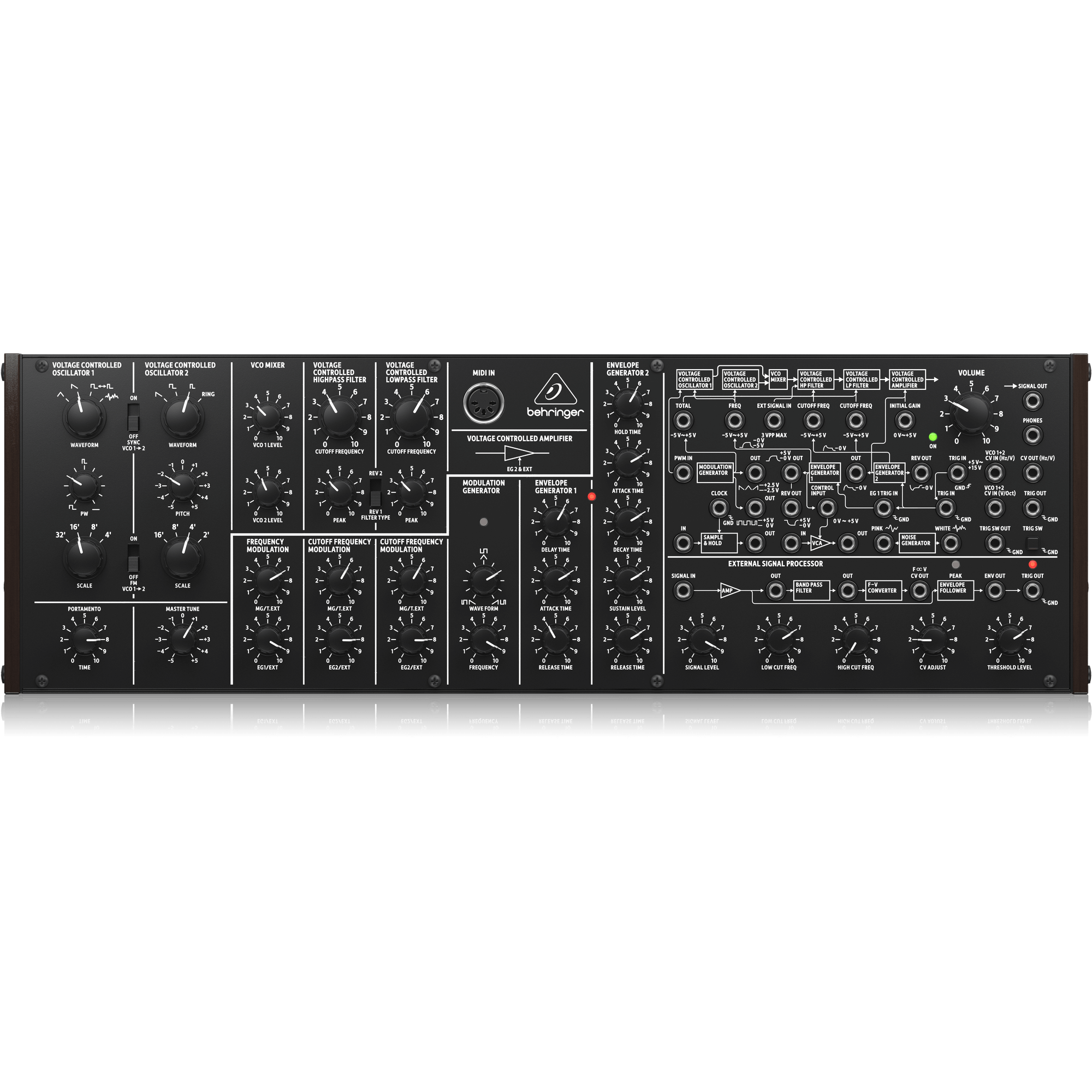 Behringer K2 MKII Analog/Semi-Modular Synthesizer | Music Works