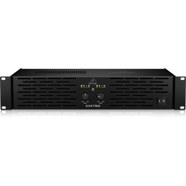 Behringer KM750 Professional 750-Watt Stereo Power Amplifier with ATR (Accelerated Transient Response)