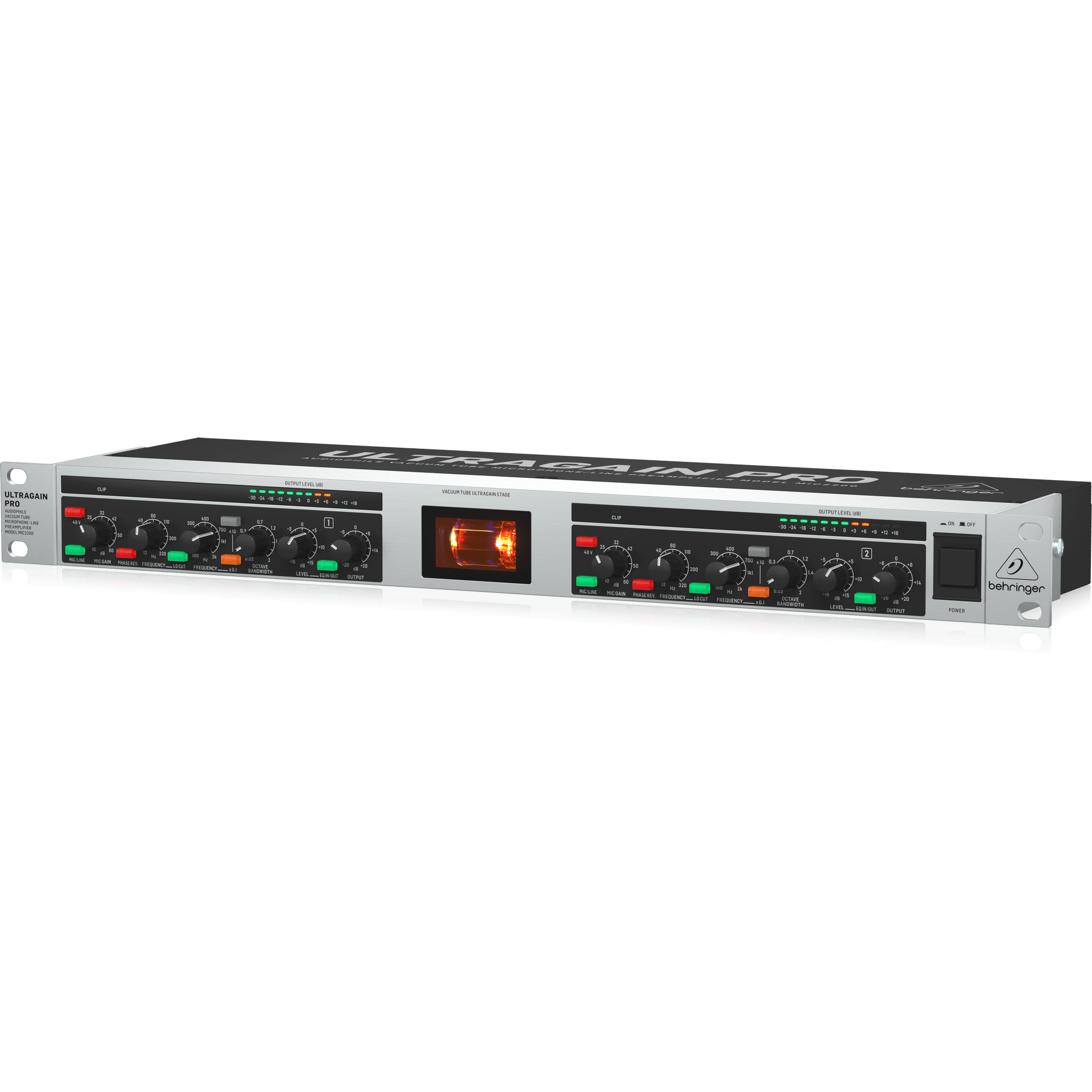 配信機器・PA機器・レコーディング機器 BEHRINGER MIC2200 TUBE MIC/LINE PREAMP. Behringer MIC2200 2-channel Tube Microphone Preamp | Music Works
