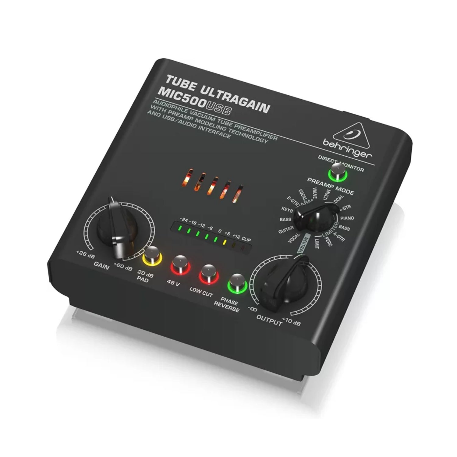 Behringer MIC500USB Tube Ultragain Microphone Preamp