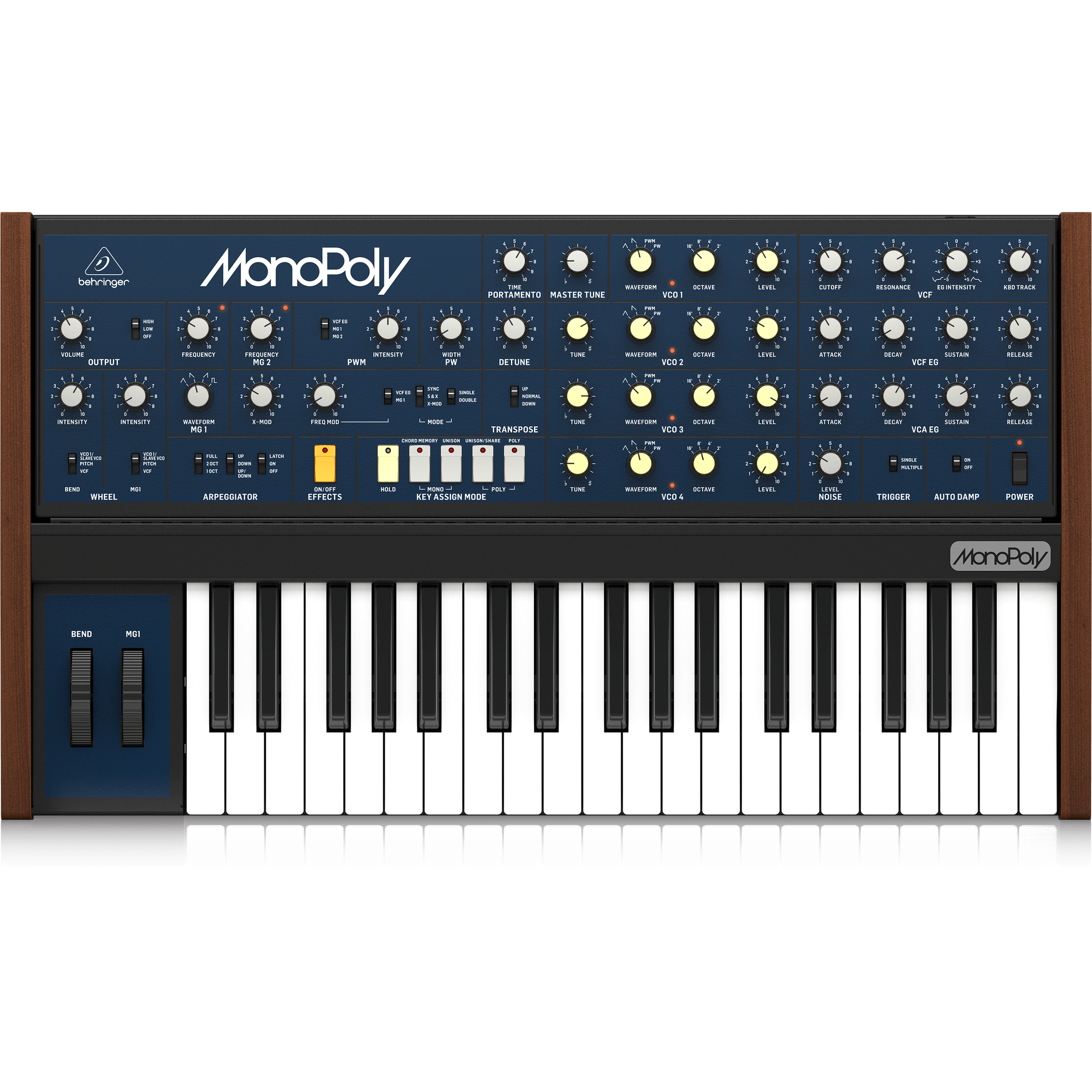 Behringer MonoPoly 4-Voice Analog Synthesizer | Music Works