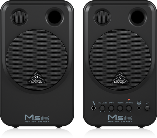 Behringer MS16 16-watt Powered Monitor System | Music Works