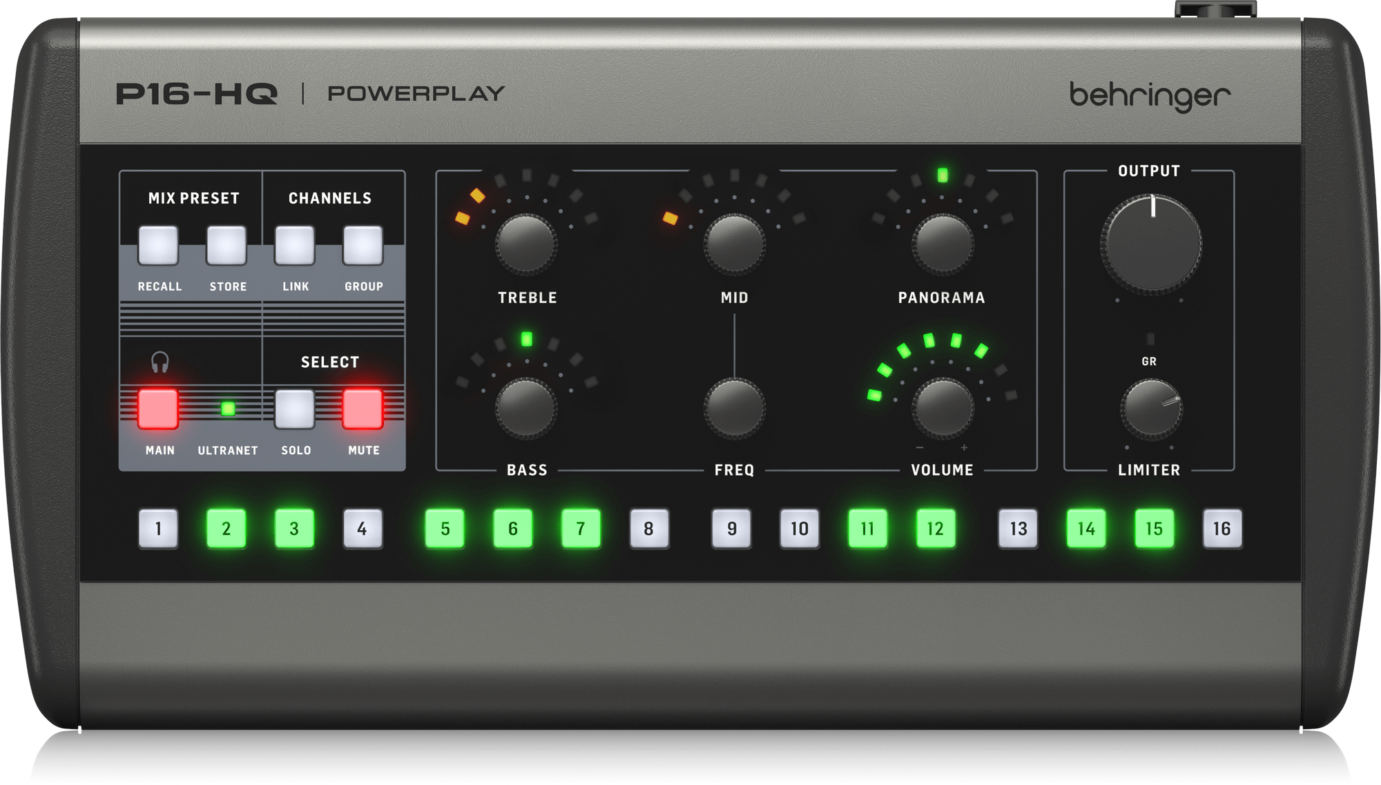 Behringer Powerplay P16-HQ 16-channel Digital Personal Mixer