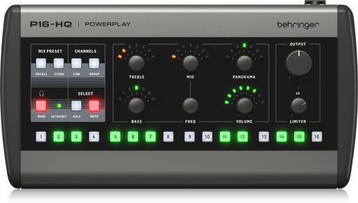 Behringer Powerplay P16-M - 16-channel Digital Personal