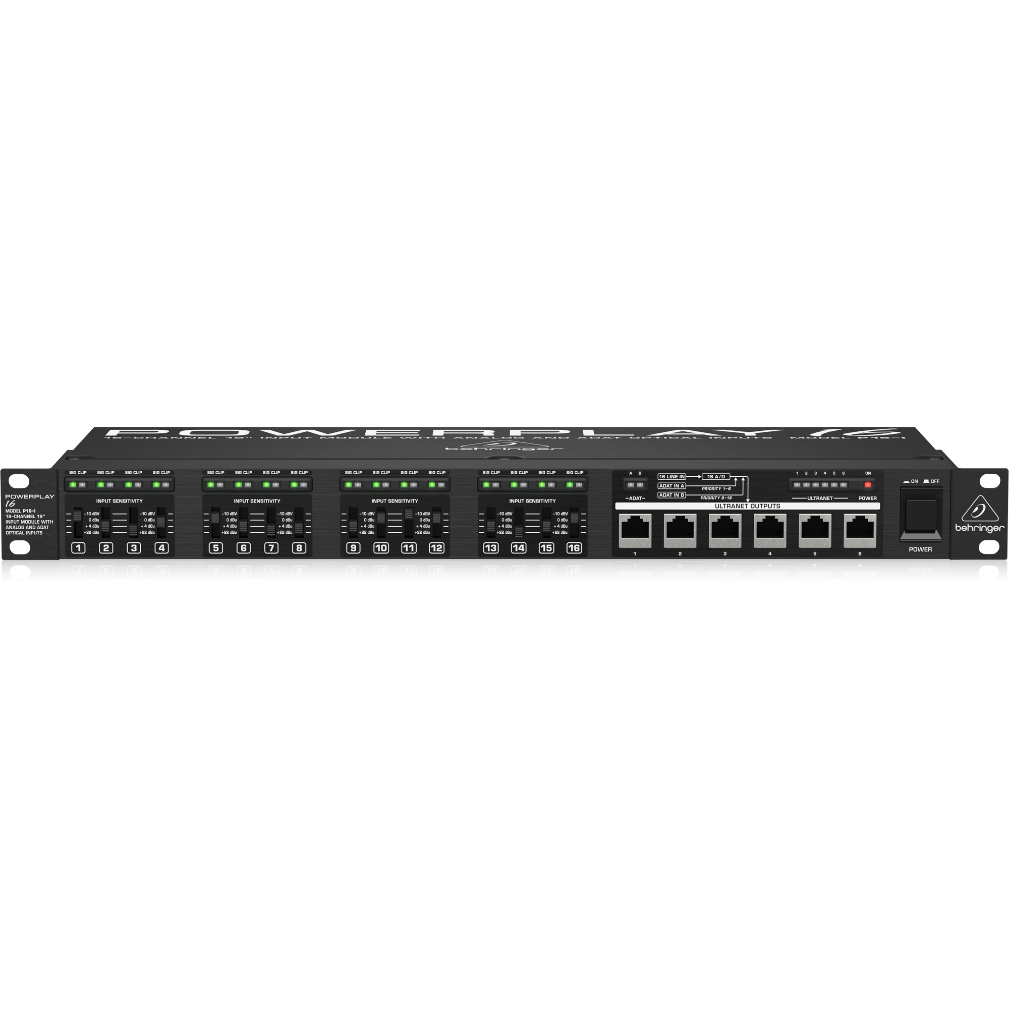 Behringer Powerplay P16-I 16 Channel Input Module Ultranet