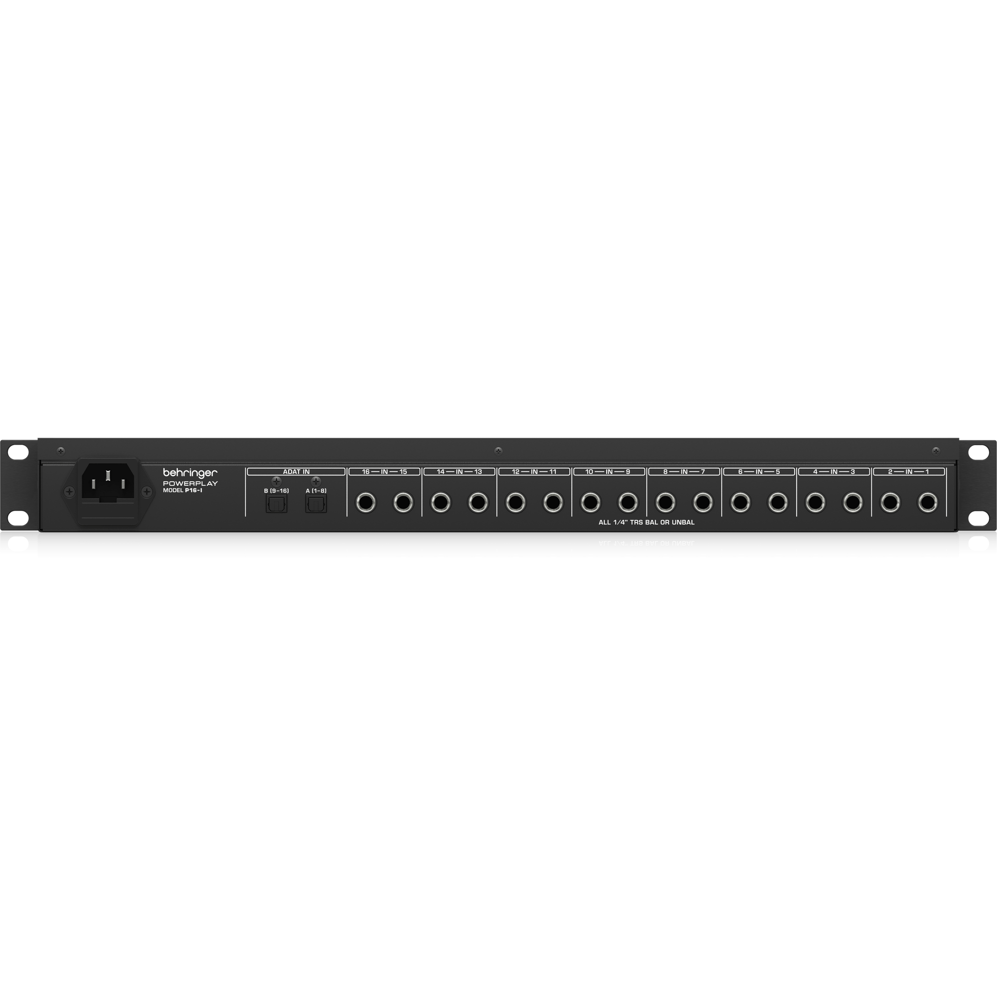 Behringer P16用インプットモジュール Ultranet規格対応 アナログ/ADAT入力 24bit/44.1kHz,48kHzプロセッシング P16-I Behringer Powerplay P16-I 16 Channel Input Module Ultranet