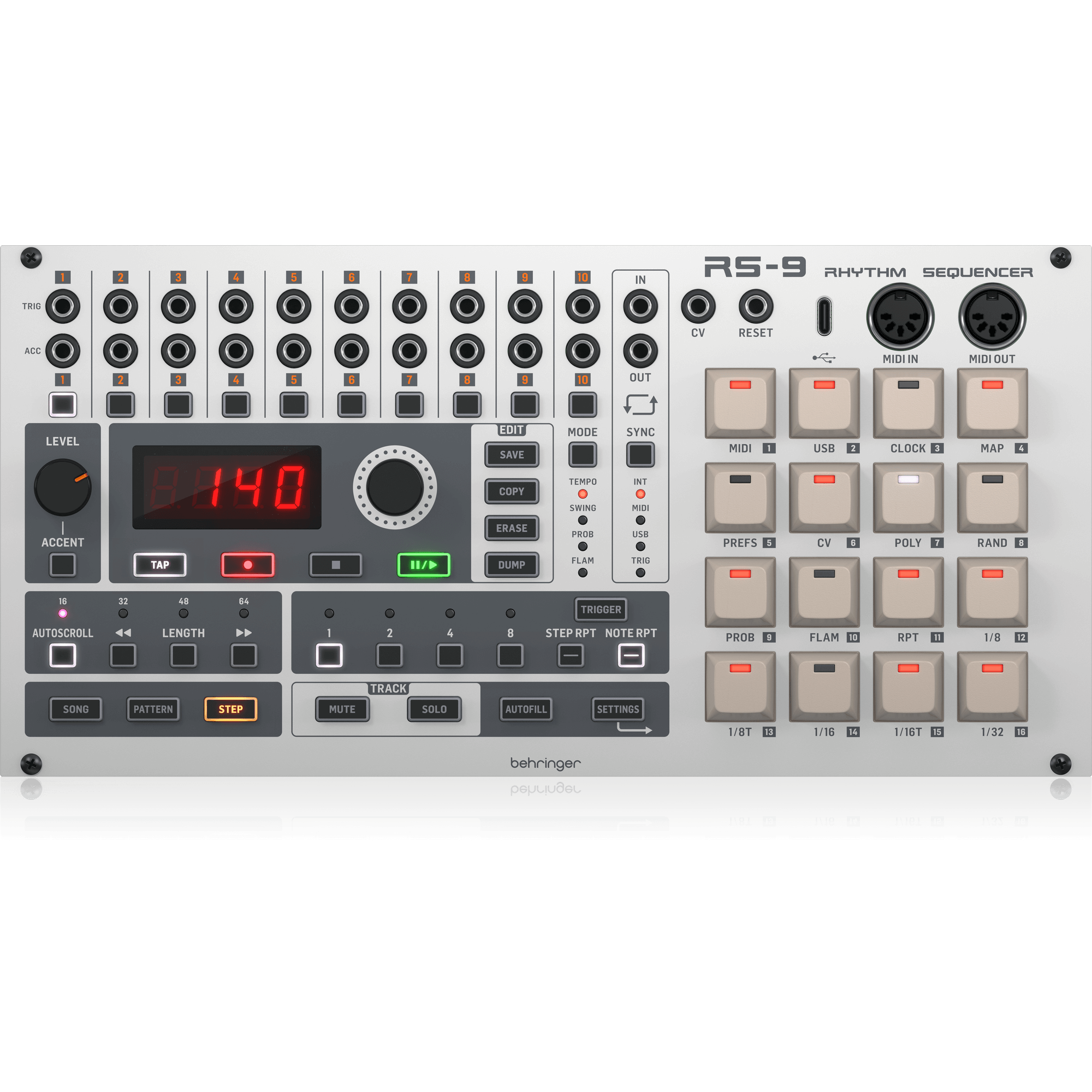 Behringer RS-9 Rhythm Sequencer Eurorack Module | Music Works