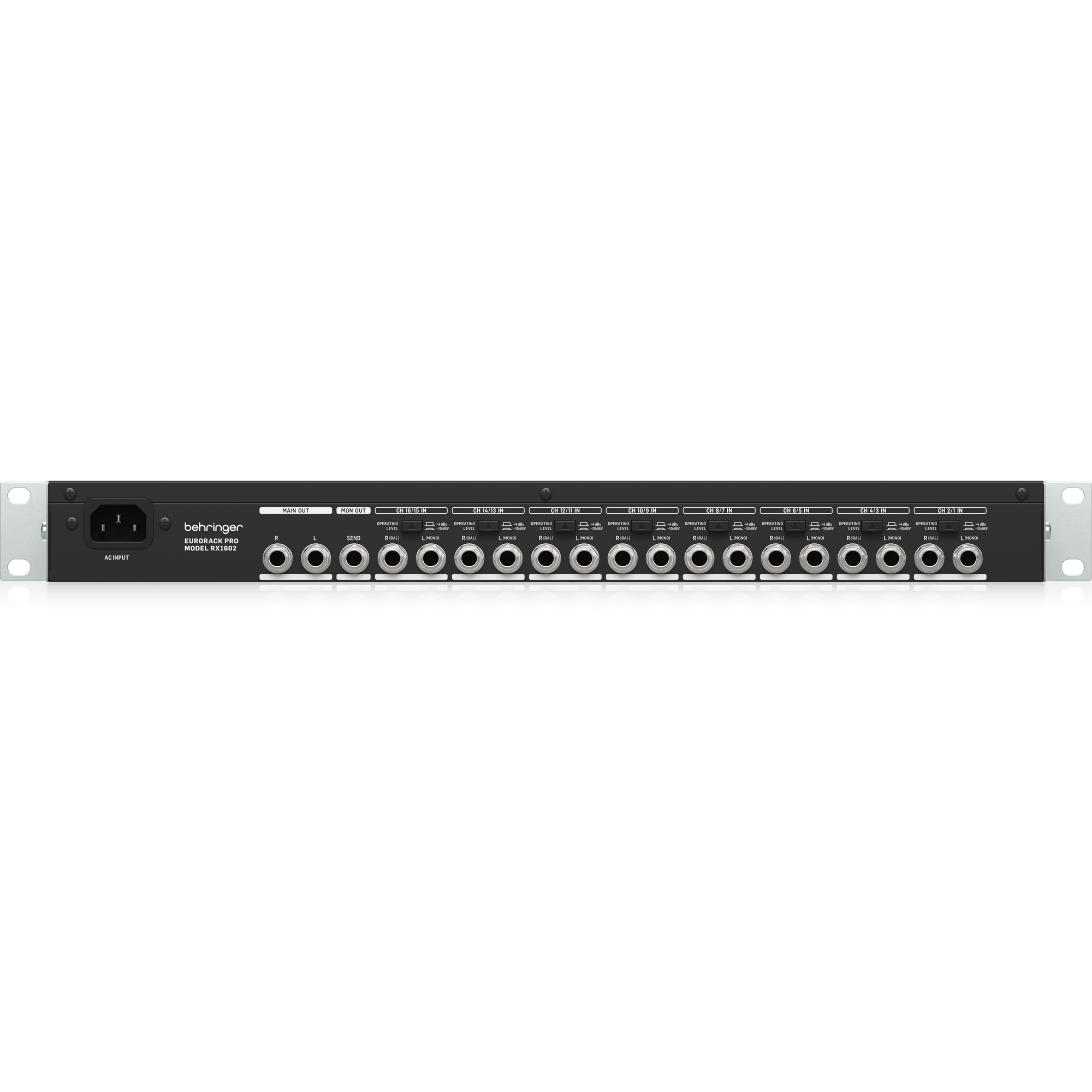 Behringer RX1602 V2 Rackmount Line Mixer | Music Works