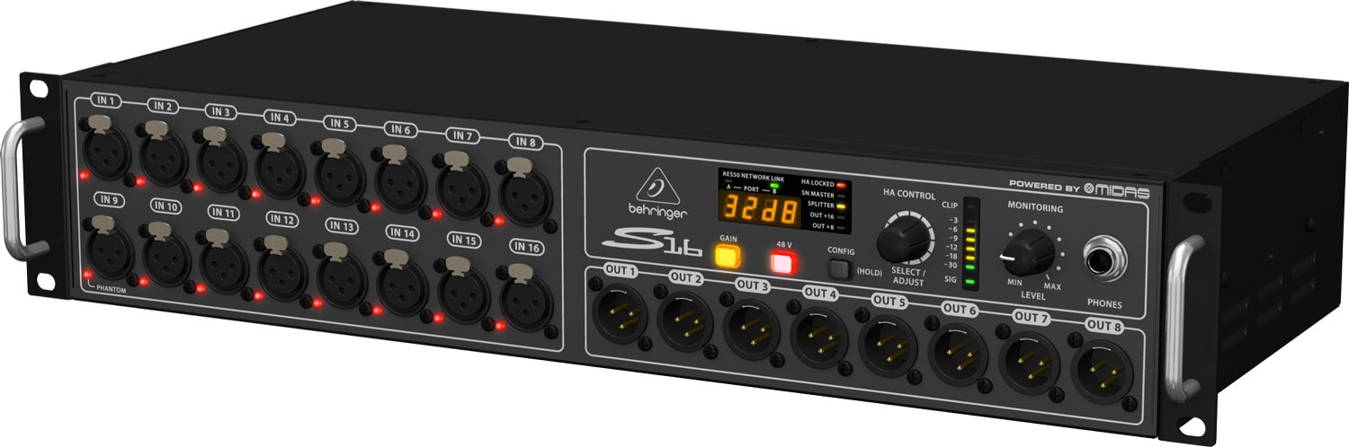 Behringer ステージボックス 16 in/8out AES50接続 Behringer ステージボックス 16 in/8out AES50接続