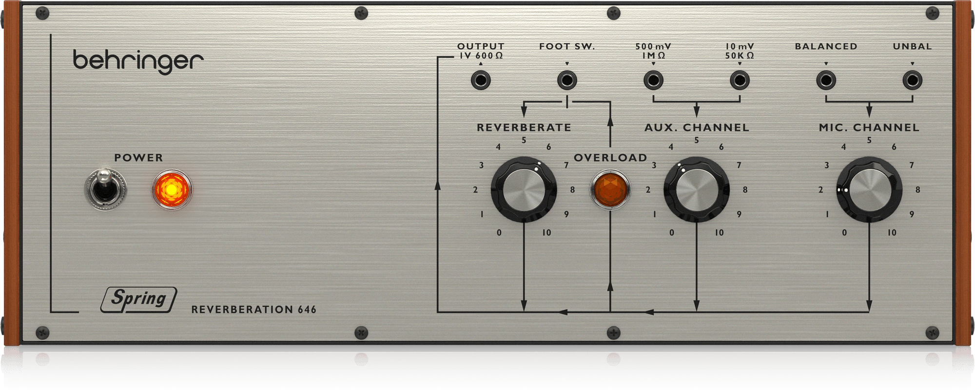 Behringer Spring Reverberation 646 Spring Reverb Module | Music Works