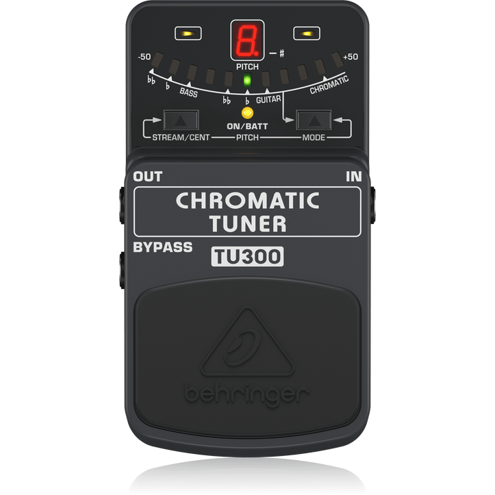 Behringer TU300 Chromatic Guitar/Bass Tuner Pedal