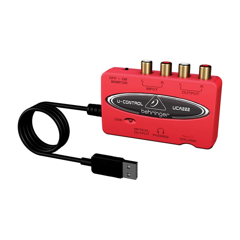 Behringer U-Control UCA222 USB Audio Interface 2 In 2 Out