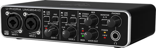 Product Review - Behringer U-Phoria UMC204HD Audio Interface 