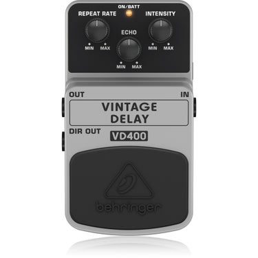 Behringer VD400 Guitar Effects Pedal Vintage Delay Analog Echo Slapback
