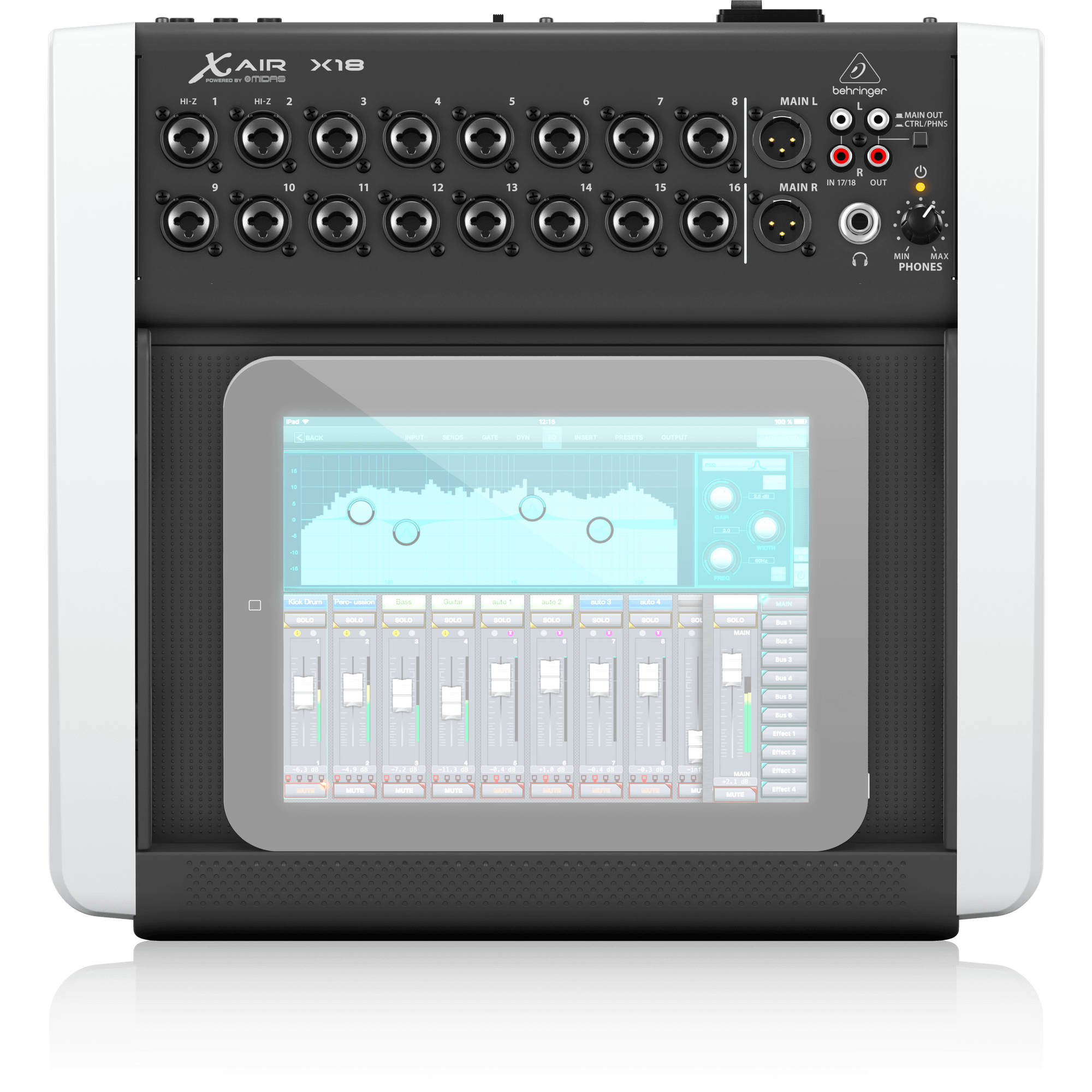 BEHRINGER X AIR X18 iPad接続デジタルミキサー Amazon | ベリンガー X18 iPad/Androidタブレット用 デジタルミキサー