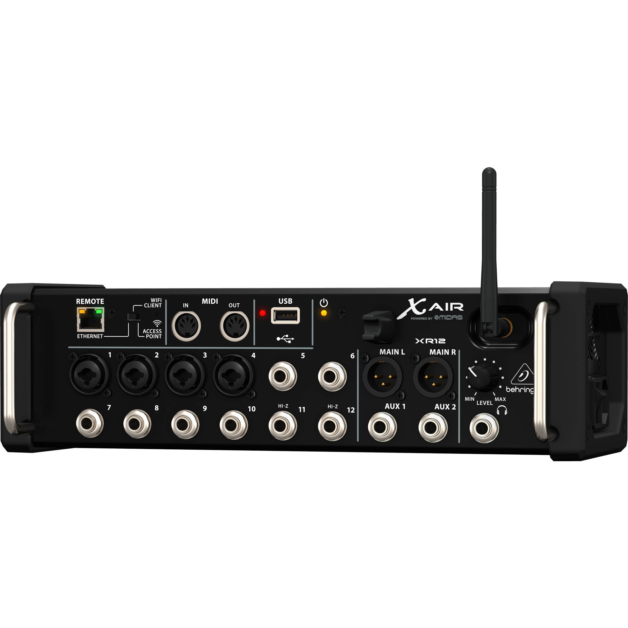 Behringer X AIR XR-12 12 Channel 6 Bus Tablet-Controlled Digital Mixer Rackmountable