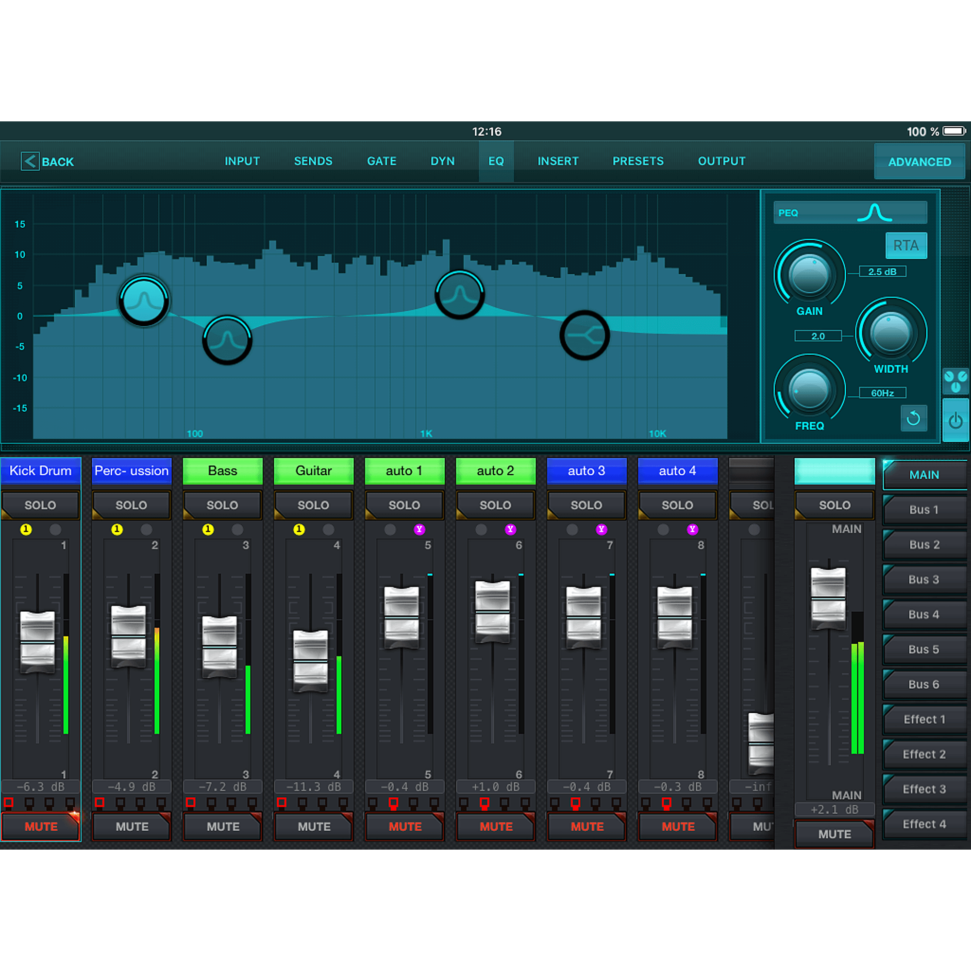 Behringer X Air XR12 12-channel Tablet-controlled Digital Mixer
