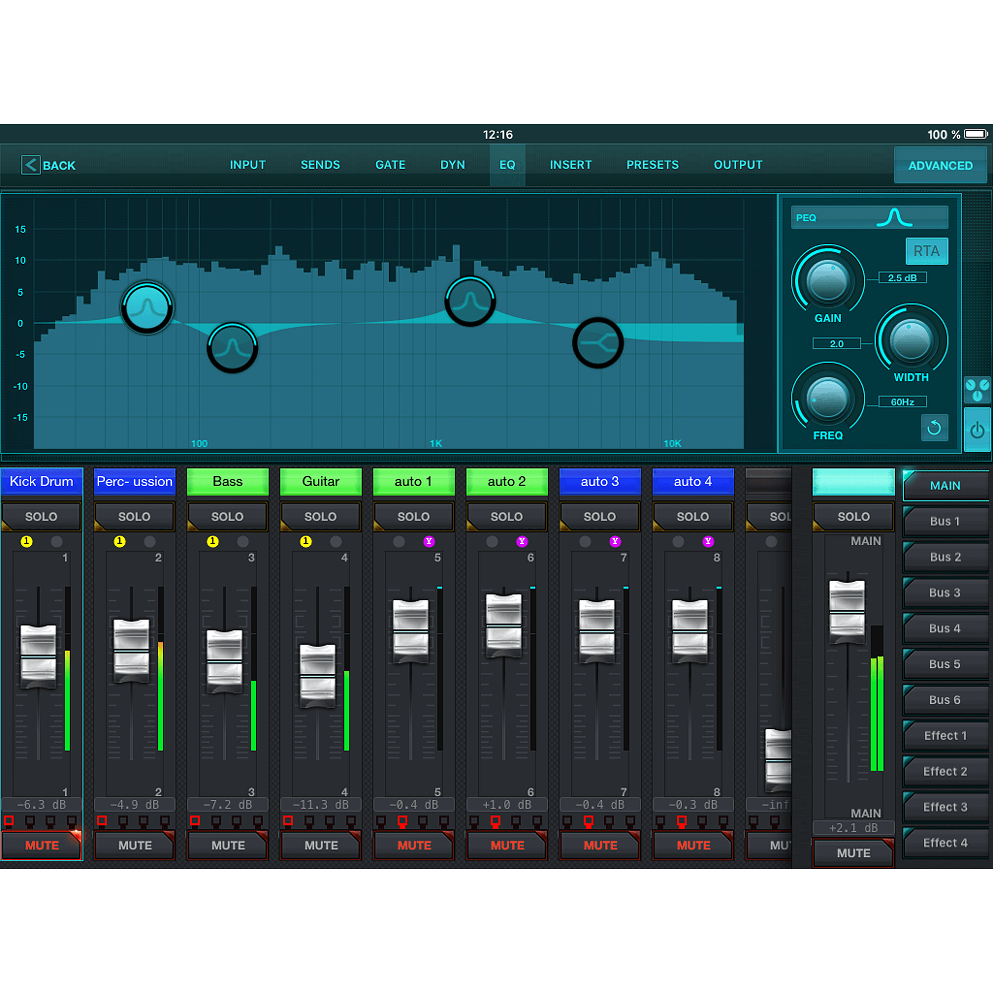 Behringer X Air XR16 16-channel Tablet-controlled Digital Mixer